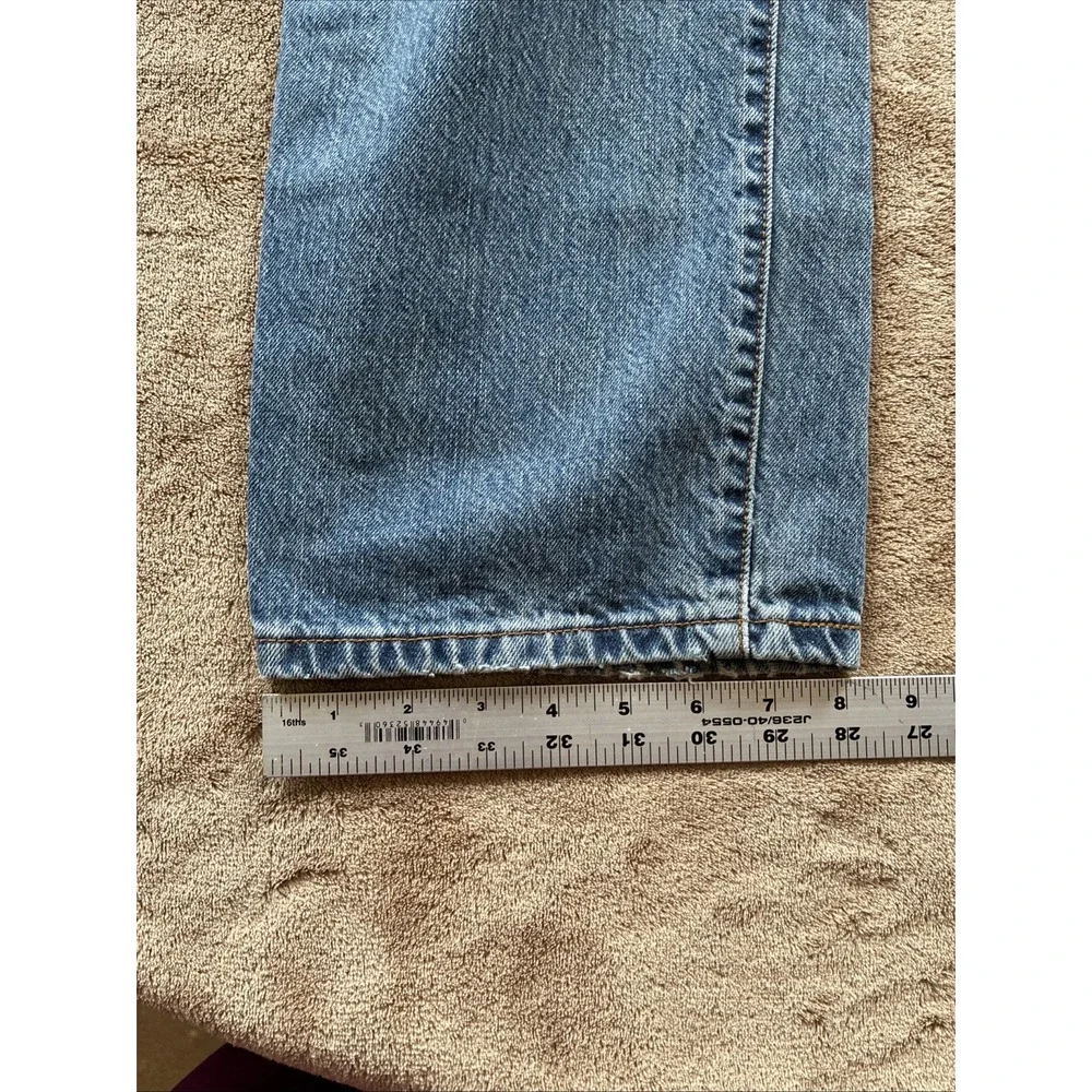 VTG Levi's Men's Jeans 501 33 x 34** Med Blue 90s/Y2K Grunge-core Indie Sleaze
